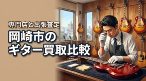 岡崎市の楽器買取でギターはどこに売るべき？おすすめ専門店と出張査定を比較