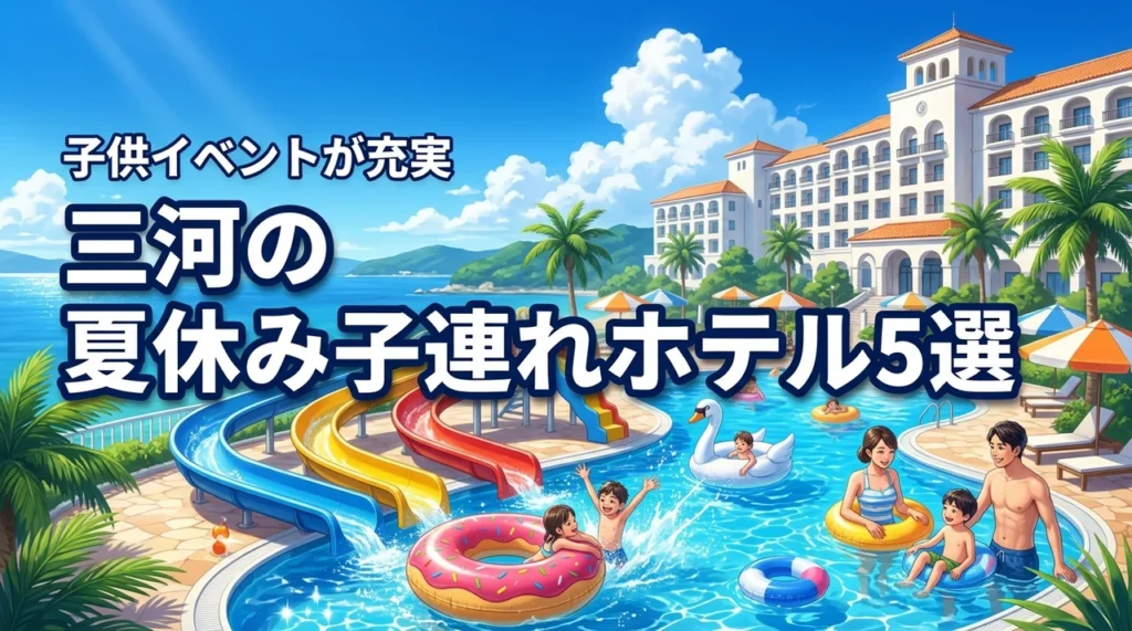 三河の夏休み子供イベントホテルおすすめ！愛知で子連れに人気の宿を厳選した5選