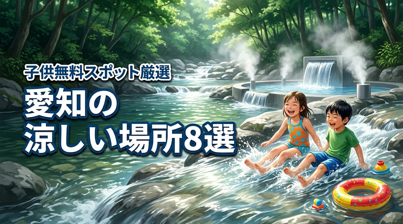 愛知県で涼しい場所8選!子供が無料で遊べるお出かけスポットを厳選紹介